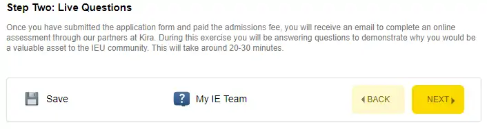 Segundo paso: Evaluación Online