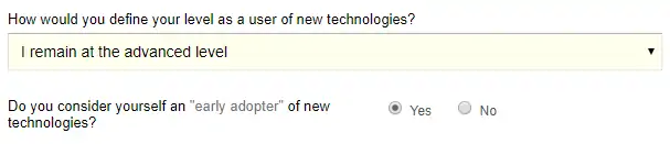 Tu nivel de aptitudes tecnológicas. 