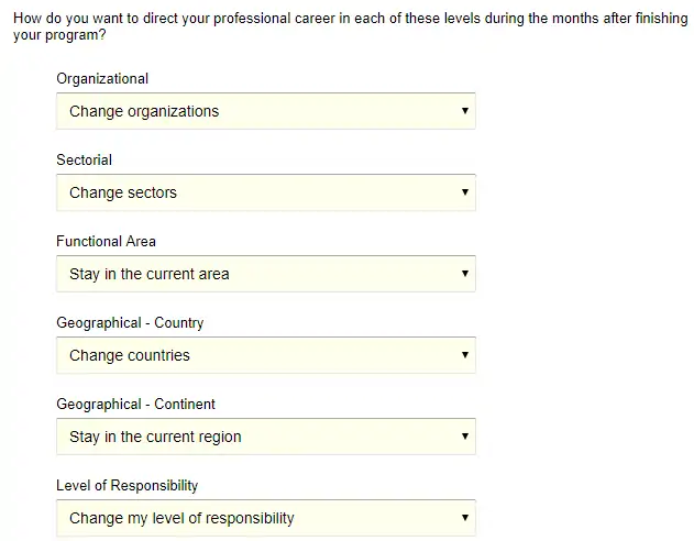 La orientación de tu carrera profesional una vez haberte graduado. 